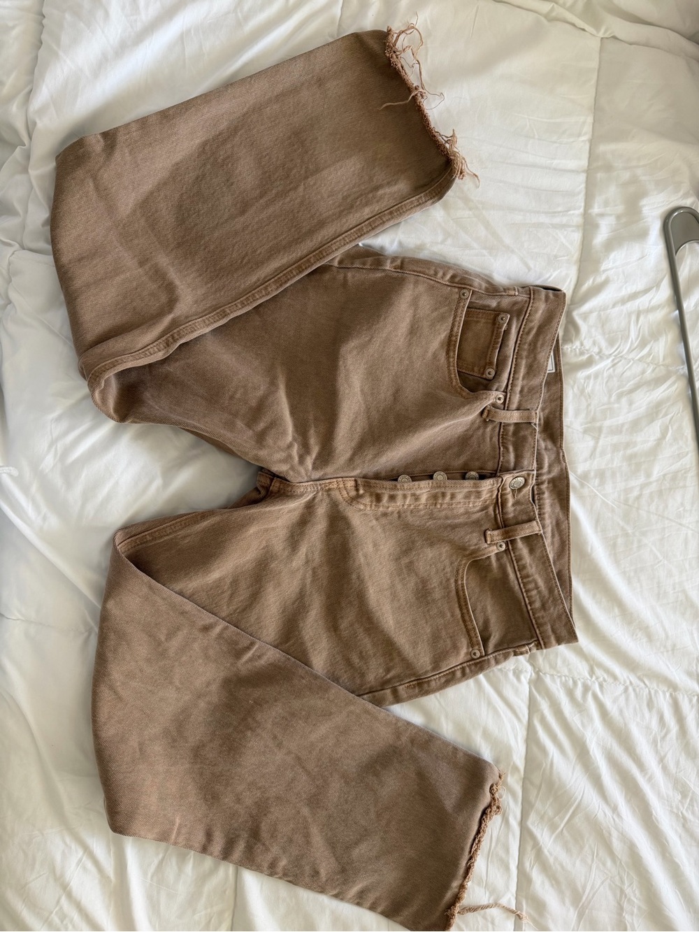 GAP Straight-Leg Jeans in Brown